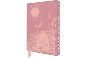 Moomin Love Artisan Art Notebook (Flame Tree Journals): Unser hochwertiges, liniertes Blankbook mit Softcovereinband aus Kunstleder mit ... künstlerisch gestaltetem Buchschnitt