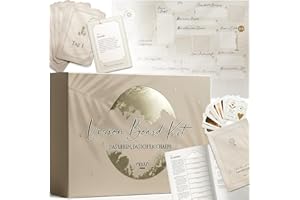 Vision Board Set 2026 – Mit 24 Aufgabenkarten, Poster & Inspirationskarten – Auch als Adventskalender Achtsamkeit 2025 nutzbar – Für Klarheit, Fokus, Motivation & persönliche Weiterentwicklung