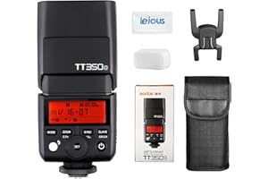 Godox TT350o TTL Camera Flash GN36 2.4G 1/8000s HSS Mini Flash Speedlight Compatible for Olympus OMD E-M5 Mark III E-M1 E-P15 E-M10II E-PL8 Panasonic G9 DMC-GX85 G7 GF1 LX100