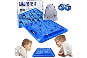 JASTOWN Magnetic Chess Game przenośna szachownica na spotkania rodzinne, magnetyczna gra planszowa, szachy walki, akcesoria imprezowe, gra magnetyczna, do podróży, szachy, magnetyczna dla dzieci i dorosłych