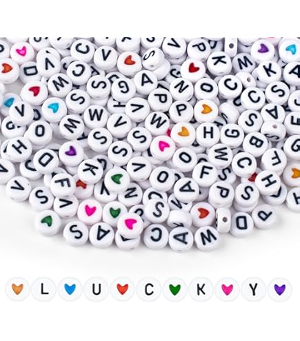 Hezhou Lot De 200 Perles De Fruits En Forme De Cœur En Polymère élastique Avec Perles De Bonbon