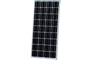 100W Photonic Universe monocrystalline Solar Panel with 5m of Special Solar Cable, for Charging a 12V Battery in a Motorhome, Caravan, Camper, Boat or Yacht, or Off-Grid