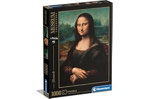Clementoni - 31413 - Puzzle 1000 Elementów Museum Leonardo - Gioconda