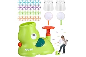 ZOUNIN Zabawka Latający Dysk Wyrzutnika, Zestaw Zabawek Latajacych Spodków Typu Step-on, Interaktywne Zabawki do Wnętrz na Zewnątrz dla Chłopców i Dziewcząt w Wieku 3 4 5 6 7 8 Lat, Prezenty dla Dzieci