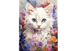 ARTOWN Peinture par Numero Adulte Enfant,DIY Peinture Acrylique pour Adultes débutants Facile sur Toile 40×50 cm,4 Pinceaux et Peintures Acryliques-sans Cadre