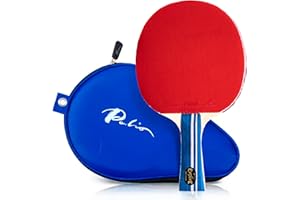 Palio Evolve High-Performance Table Tennis Bat with Storage Carrying Case | Premium ITTF Approved Rubber Protector | Ideal for Beginners and Professional Players