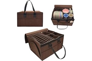 Surmounty Filz Geschirrhalter Camping Geschirr Aufbewahrung, Filz Tellerhalter Filz Organizer für Teller Schüssel Tassen, Geschirr Filztasche für Camping, Wohnmobile, Wohnwagen und Boote
