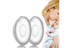 YAGOSODEE Breast Shells, 2 Pack Nursing Cups Reusable Milk Saver Protect Sore Nipples Collect Breastmilk Leaks Breast Pads Nipple Shields for Breastfeeding for Nursing Moms Soft Flexible Silicone Material