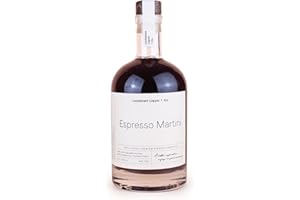 LOCKDOWN LIQUOR & CO Lockdown Liquor Espresso Martini Ready to Drink Cocktail, 500ml Bottle | Premium Vodka & Cold Brew Blend | Bar-Quality Espresso Martini with Chocolate Bitters | 14% ABV | Smooth & Bold Coffee Cocktail