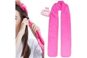 CHUAINXIN Rizador de Pelo Sin Calor, Heatless Hair Curlers, Rulos Pelo Grandes para Dormir, Diadema Rizos Sin Calor, Bigudies para Rizar Pelo Nocturnos, Rizadores de Ondas Sin Calor para Cabello Largo y Medi