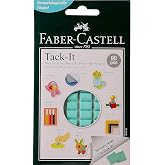 Faber-Castell Tack-it Yeşil, 50 gr, 90 Par&ccedil;a, Yeniden Kullanılabilir Hamur Yapıştırıcı, S&ouml;k&uuml;lebilir ve İz Bırakmaz