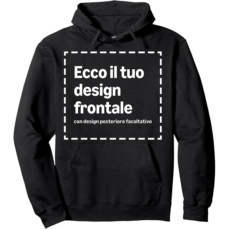 Regalo Felpa Con Design Felpa Con Cappuccio Personalizzata - Stampa Foto E Testo, Unisex, Poliestere, Taglie S-6XL Felpe Personalizzabili
