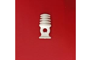 Easy-Shadow - 8 Stück Hochwertige Endstopfen / Verschlußstopfen für 9-10 mm Bohrlöcher Gardinen-Stopper Abschluss passend für Gardinenschienen Vorhangschienen Gardinenbretter Gardinen Laufschienen Deckenleiste - weiß