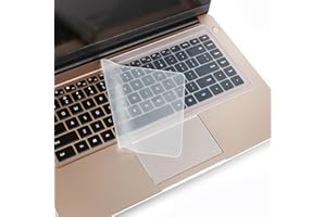 ICYWINK 3 Pièces Film Protecteur de Clavier pour Ordinateur Portable 15-17 Pouces, Protege Clavier Silicone, Silicone Transparent Universel Protection Clavier Ordinateur Portable