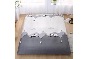 LDLCYCN C,90x190cm, Futon Materasso Copertura con Cerniera Regina/Re Japanese Floor Bed Cover Tappetino da Letto Pieghevole Futon Coprimaterasso Antipolvere Coprimaterasso Protettivo