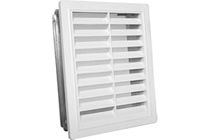 Upmann rejilla de ventilación Kunstst Marco de montaje y flie, 50165