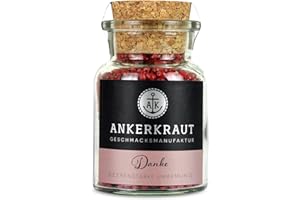 ‎ANKERKRAUT Ankerkraut Thank You Spice, Pink Pepper Whole Berries, Say Thank You as a Gift, Peppercorns for the Mill, Chinusberry in Glass, 45 g in Cork Glass