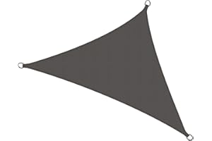 Sol Royal Toldo de terraza SolVision PS9 Vela de Sombra Toldo Parasol 5x5x7 m PES Repelente del Agua Antracita protección UV - 500x500x700 cm