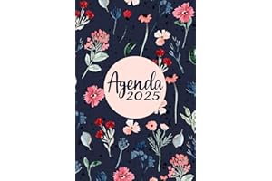 Agenda 2025: Settimanale da Gennaio a Dicembre 2025, 12 mesi, La settimana su una doppia pagina, Formato A5.