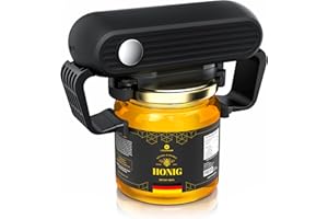 Arendo - Automatischer Glasöffner - Elektrischer Deckelöffner für versiegelte Gläser - Jar Opener - freihändiger Schraubdeckelöffner -Küchenhelfer für Senioren - Modell 2025