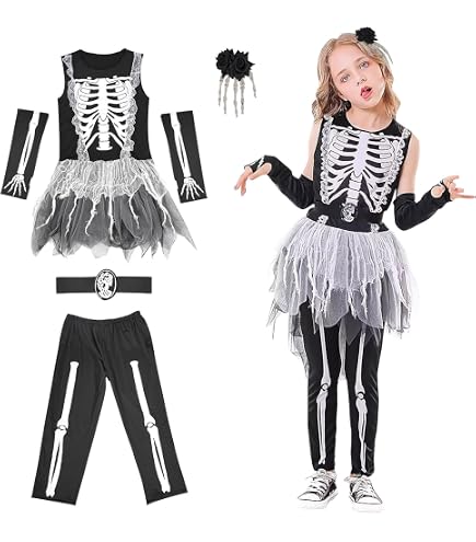 Bristol Novelty Damen Skelett-Overall 'Day Of The Dead' – ärmellos, Buntes Design | Größe Ca. 38-44, Perfekt Für Halloween & Kostümpartys