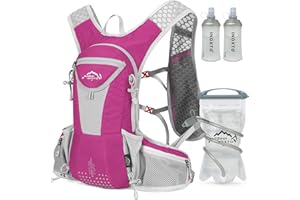 IX INOXTO Sac à dos d'hydratation, sac à dos léger avec poche d'hydratation étanche de 2 L, sac à dos pour homme et femme, gilet d'hydratation pour l'extérieur, course à pied, randonnée, cyclisme,