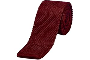 DonDon corbata de punto estrecha 5cm