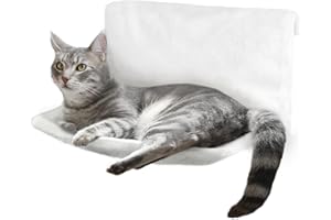 Petlicity Warm and Cosy Pet Cat and Dog Radiator Bed -Strong and Durable (White)