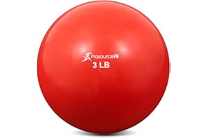 ‎PROSOURCEFIT ProsourceFit Gewichtete Trainingsbälle für Pilates, Yoga, Krafttraining und Physiotherapie, 0,9 kg bis 3,6 kg, farbkodiert