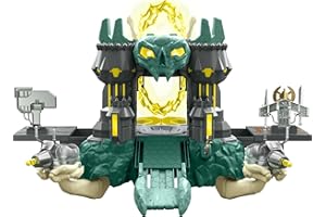 MASTERS OF THE UNIVERSE He-Man i władcy wszechświata MOTU Zamek Posępny Czerep Zestaw z mostem zwodzonym, światełkami, dźwiękami i akcesoriami, HGW39