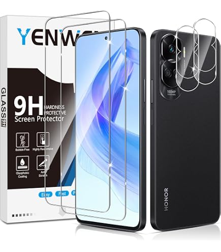 IQShield Vetro Temperato per Honor 90, 2 Pezzi HD Pellicola Protettiva