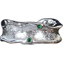 Anillo De Mujer De Plata 925, Parcialmente Dorado, Acabado Mate