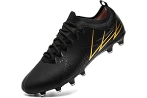 VLOOKST Chaussures de Football Homme Basket de Foot Crampons Chaussure de Foot Enfant Garçon Outdoor Chaussures de Sport Taille 39-45