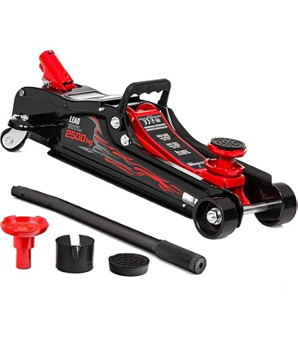 Martinetto Idraulico Draper Expert 5 Tonnellate - Cric Per Auto Con Base Saldata E Pistone Cromato - 198-390mm