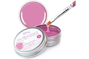 PICS NAILS Żel jednofazowy UV LED profesjonalny 3w1 różowy przezroczysty lakier do paznokci - 30 ml średniej lepkości samopoziomujący do odbudowy paznokci, bardzo wytrzymały do odbudowy paznokci