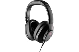 Austrian Audio Hi-X20 Over-Ear Headphones, Professional Wired Headphones (Closed Design, Hi-X Driver, Memory Foam Pads, Foldable Design, Detachable Cable, Accurate Sound), Black