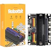 Micro:bit i&ccedil;in Robotbit Robotik Genişletme Kartı: 4 DC Motor, 8 Servos, 8 GPIO Bağlantı Noktası, Yerleşik G&uuml;&ccedil; Y&ouml;netimi ile S&uuml;