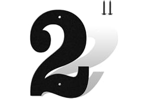 SHOWMTHEM 10,2 cm, mattschwarze, rostfreie Hausnummern-Buchstaben, robuste Metall-Adressnummern für Haus, wetterfest, 0–9 Zahlen und A-Z, Metallbuchstaben für den Außenbereich, komplettes Set für Tür, Tor