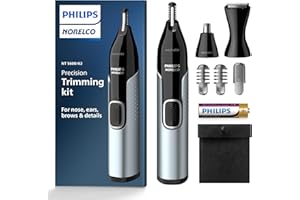 Philips Norelco Recortador de nariz 5000 para nariz, orejas, cejas, NT5600/62