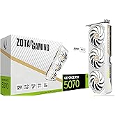 ZOTAC Oyun GeForce RTX 5070 AMP White Edition DLSS 4 12GB GDDR7 192-bit 28 Gbps PCIE 5.0 Oyun Grafik Kartı, IceStorm 2.0 Soğu