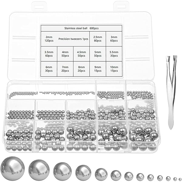 Lot De 200 Billes En Acier De 6 à 11 Mm De Diamètre, Billes En Acier