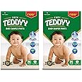 TEDDYY Baby Diapers Pants Easy Medium 28 Count (Pack of 2)