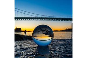 SIUMIR Sfera di cristallo con supporto, 100 mm, K9, trasparente, per meditazione, decorazione, fotografia