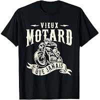 T-shirt Humour Motard – « Je Ne Vieillis Pas, Je Passe à La Vitesse Supérieure », Coupe Classique Unisexe - 10