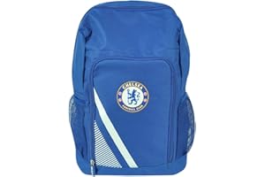 CHELSEA FC Chelsea F.C. Large Multi Pocket Backpack, Blue