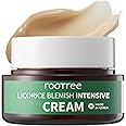 rootree Licorice Blemish Calming Cream 50g - Korean Beauty Skin Care Blemish and Pigmentation Treatment, Brightening, Impproving Skin Tone, Soothing and Revitalizing, Vegan & Cruelty Free Facial Cream