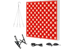 cabpay 45W 225LEDs Red Light Device,Deep 660nm and 850nm Near Infrared Light Panel for Body