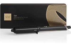 ghd - Brosse chauffante ghd Rise - Brosse chauffante Effet Brushing (Noir) - Effet brushing avec 2x fois plus volume - Utilisation sur cheveux secs - Sans chaleur extrême - Idéal tous types de cheveux