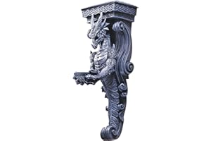 Design Toscano CL3826 Dragons of Darkmoor Castle Wall Caryatid, 14 Inch