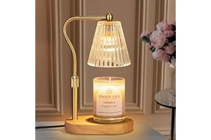 seenlast Kerzenwärmer Lampe, Candle Warmer mit Timer und Dimmer, Elektrischer Candle Warmer Lamp, Vintage Kerzenwärmer für Duftkerzen im Glas, Zuhause, Schlafzimmer, Dekoration